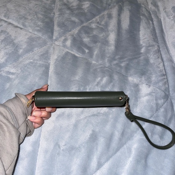 Olive Green Wristlit - Picture 6 of 7